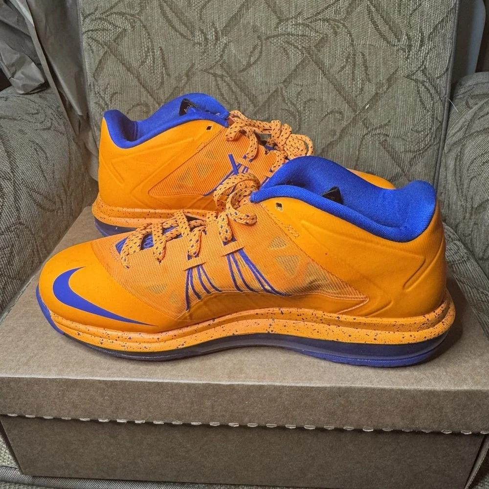Nike‎ Air Max LeBron 10 Low Knicks Men's 8 (579765-800)